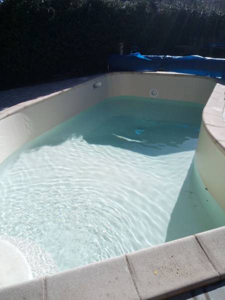 Remplacement d'un liner par un PVC armé sur Miramas