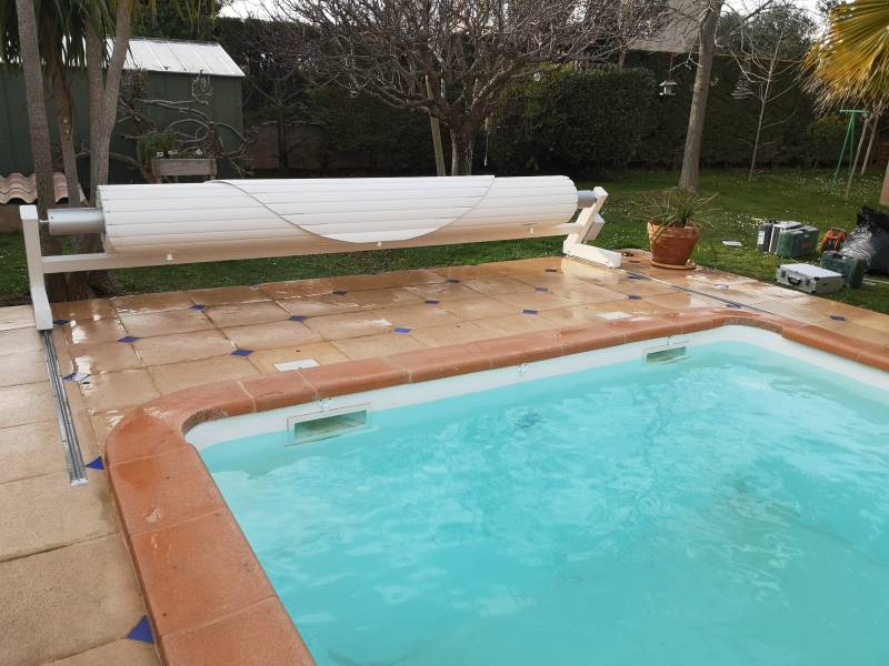 Pose de volet roulant amovible